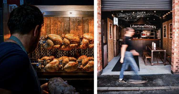 New rotisserie pop-up Libertine Chicken marks one month in Leamington (image supplied) 