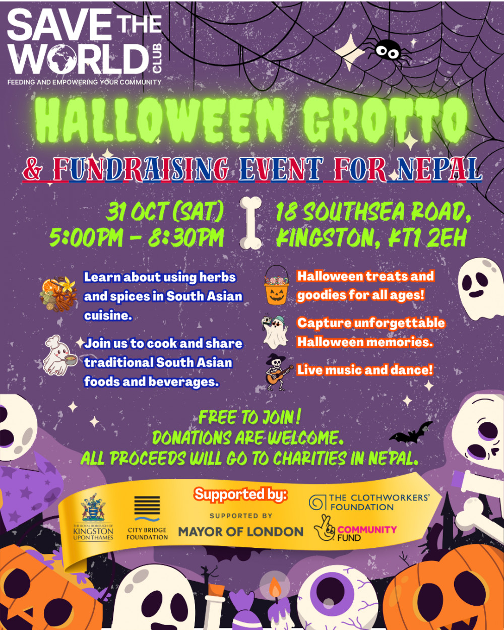 Halloween at Save The World Club 2026