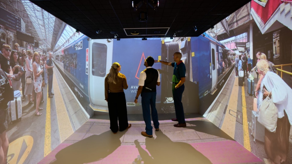 A cutting-edge immersive learning space has been unveiled at Avanti West Coast’s Talent Academy in Crewe (Image: Avanti West Coast)