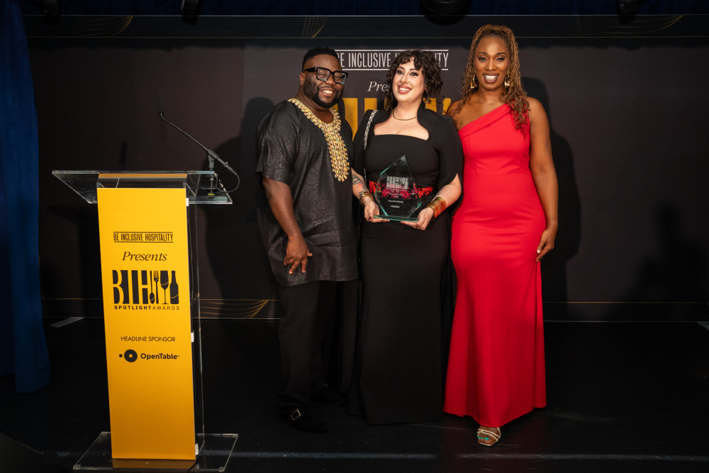  Glastonbury chef Ayesha Kalaji has been named chef of the year at an awards ceremony recognising Black and ethnic minority talent in hospitality.