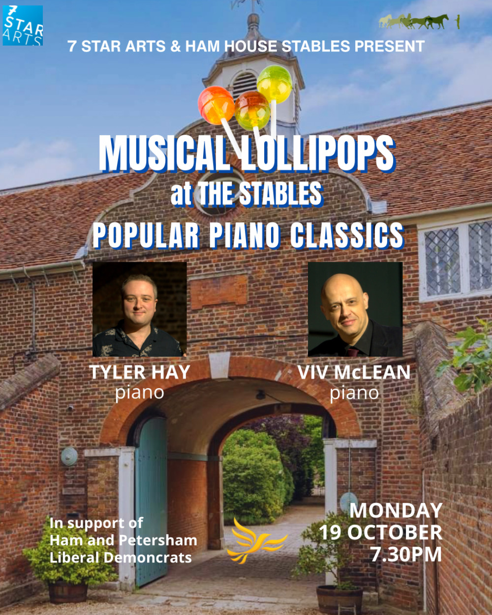 MUSICAL LOLLIPOPS at Ham House Stables