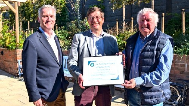 The Elleray Centre received Teddington Society's Design Award on Monday, 5 October (Credit: Richmond Council)