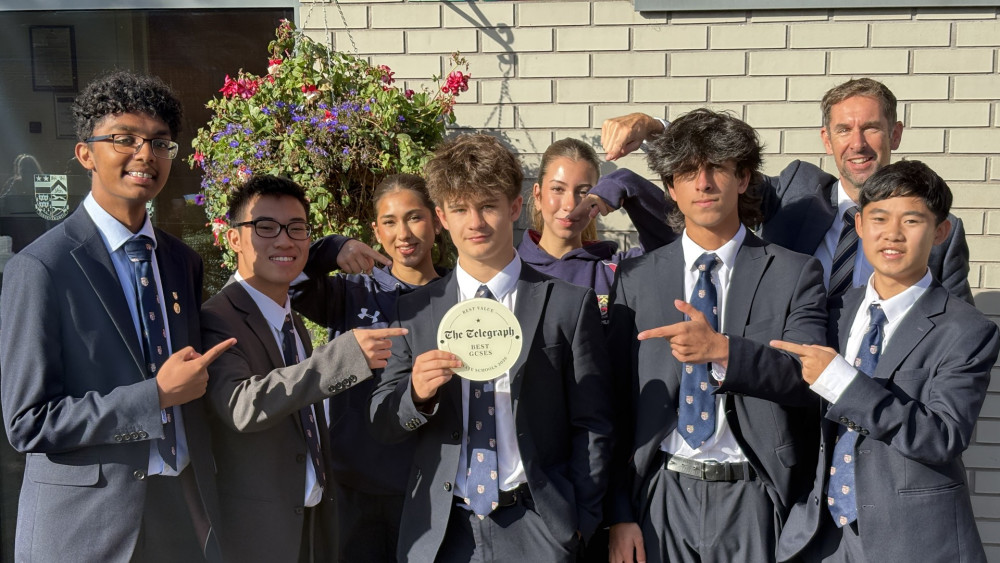 The school was named winner of The Telegraph’s Best GCSEs accolade, part of its Best Value Private Schools 2026 awards (Image supplied)