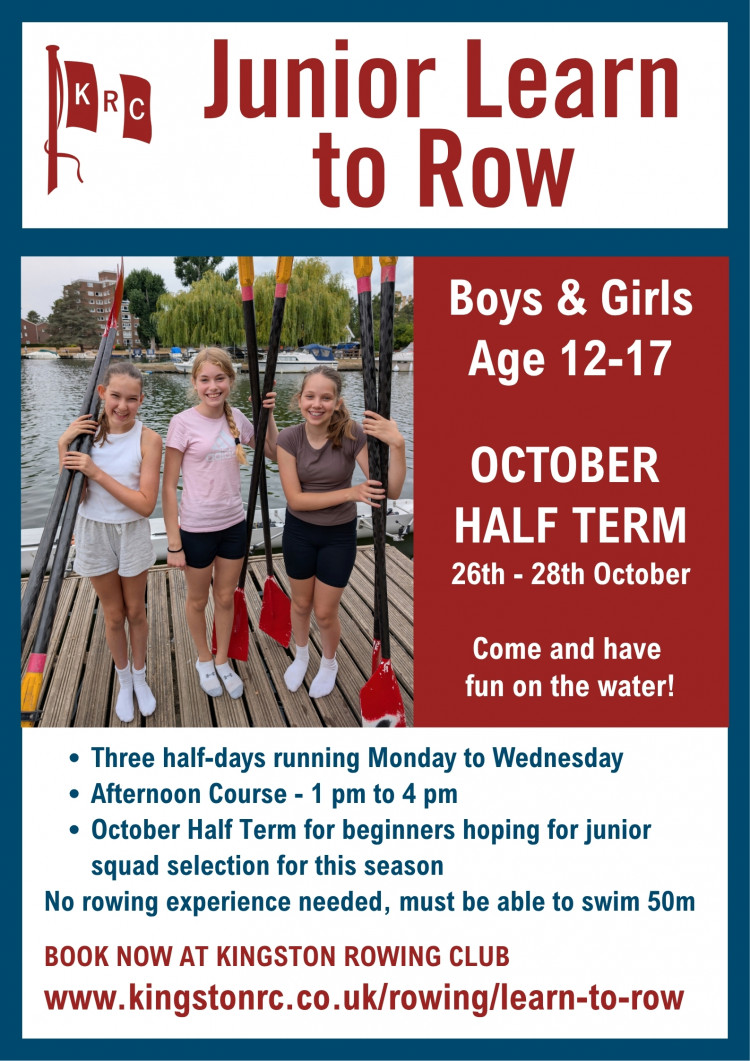 Junior Learn To Row 26th-28th October