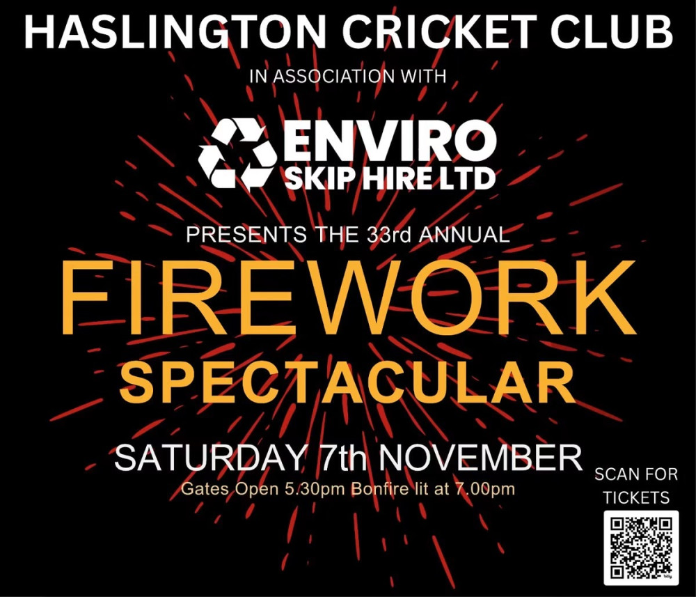 Haslington Cricket Club Fireworks & Bonfire Night