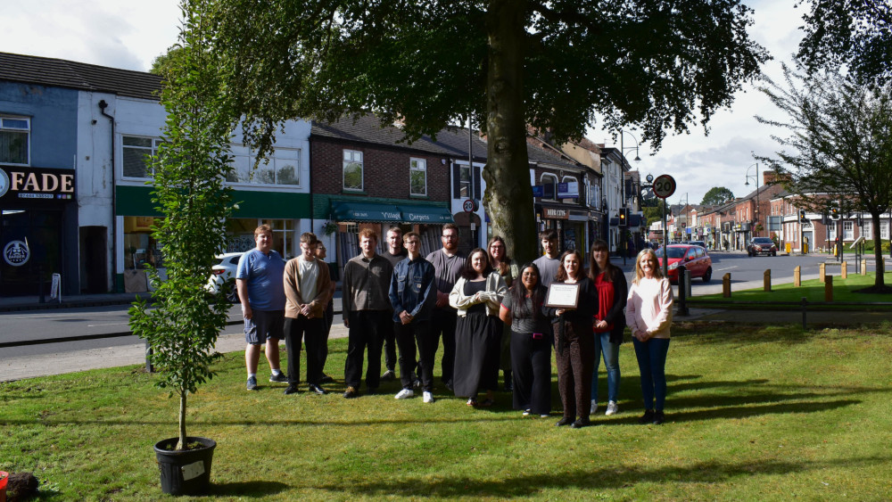 Local business Shepherds Friendly buried a time capsule and planted an English hornbeam to celebrate its 200-year anniversary (Image supplied)