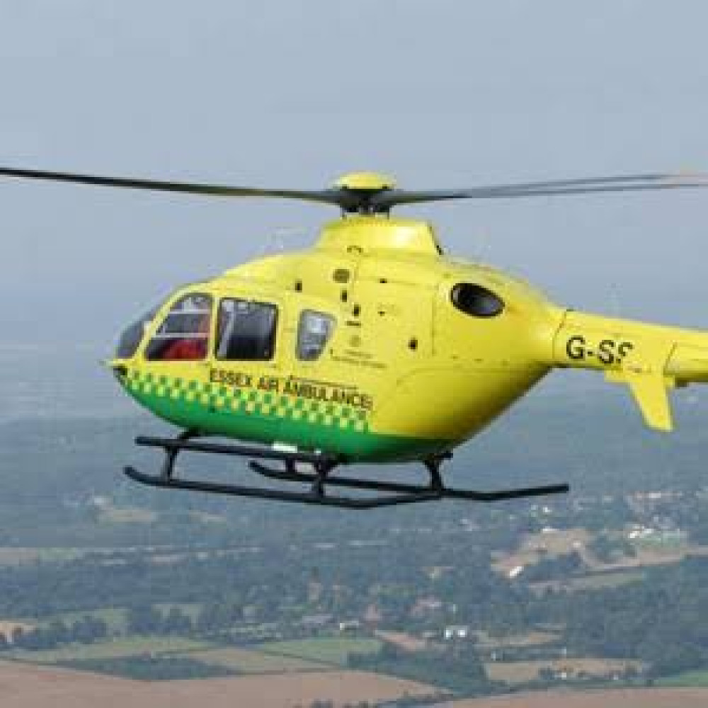 Despite the efforts of medical teams, including the Essex Air Ambulance the man could not be saved.  