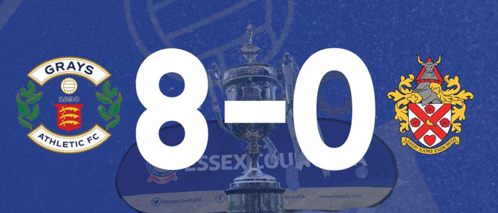 Grays bag eight goals
