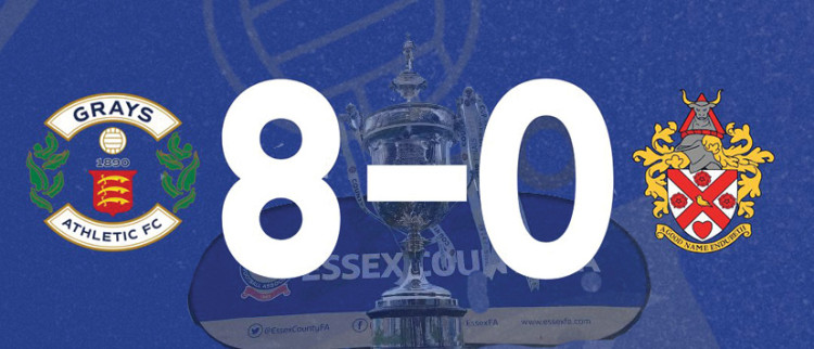 Grays bag eight goals
