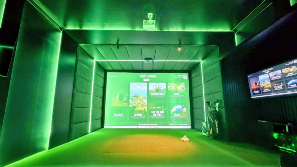 Golf Gear Goods, Lancaster Fields, offers a TrackMan simulator, used by the likes of Rory Mcllroy and Tiger Woods (Photo: Nub News).