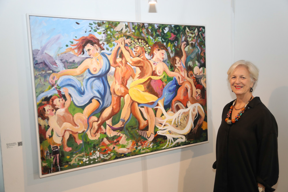Heather Jane Wallace: A Bacchanal before the storm (after Nicholas Poussin) credit Jason Bryant
