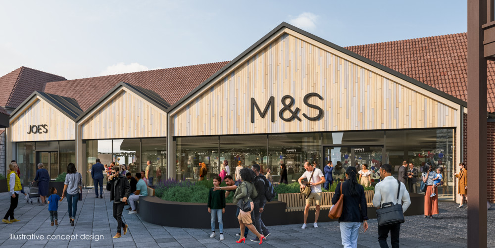 Clarks Village £3.2m redevelopment brings larger M&S (Supplied) 