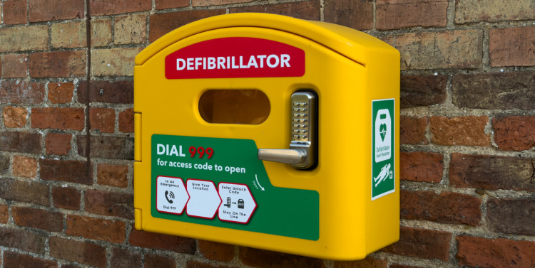 Defibrillators are portable devices used when someone suffers a cardiac arrest (File photo) 
