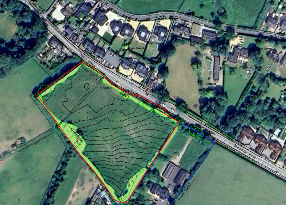 The site, located around 7 to 8 miles east of Chester, is a 3.5-acre rectangular field located to the north west of Meadow Bank Farm (Image: Planning documents)