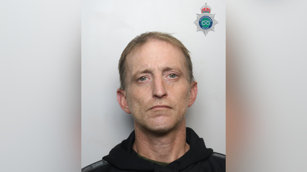 Robert Anthony Smith was sentenced at Stoke-on-Trent Crown Court (image via Staffordshire Police)