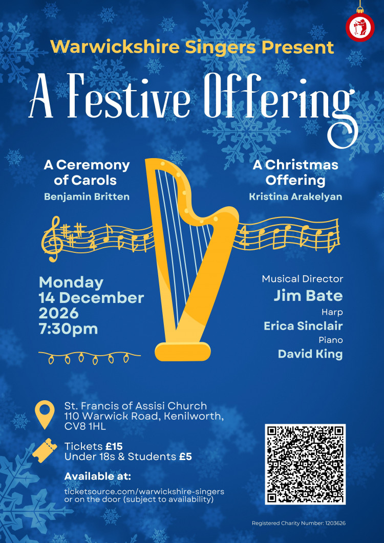Warwickshire Singers present A Festive Offering