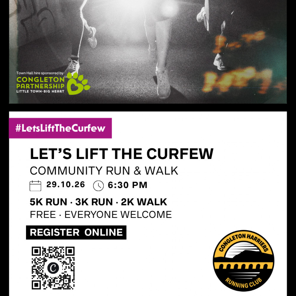 Let’s Lift the Curfew: Congleton Community Run & Walk | Congleton Harriers