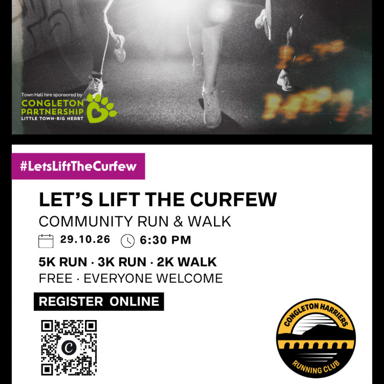 Let’s Lift the Curfew: Congleton Community Run & Walk | Congleton Harriers
