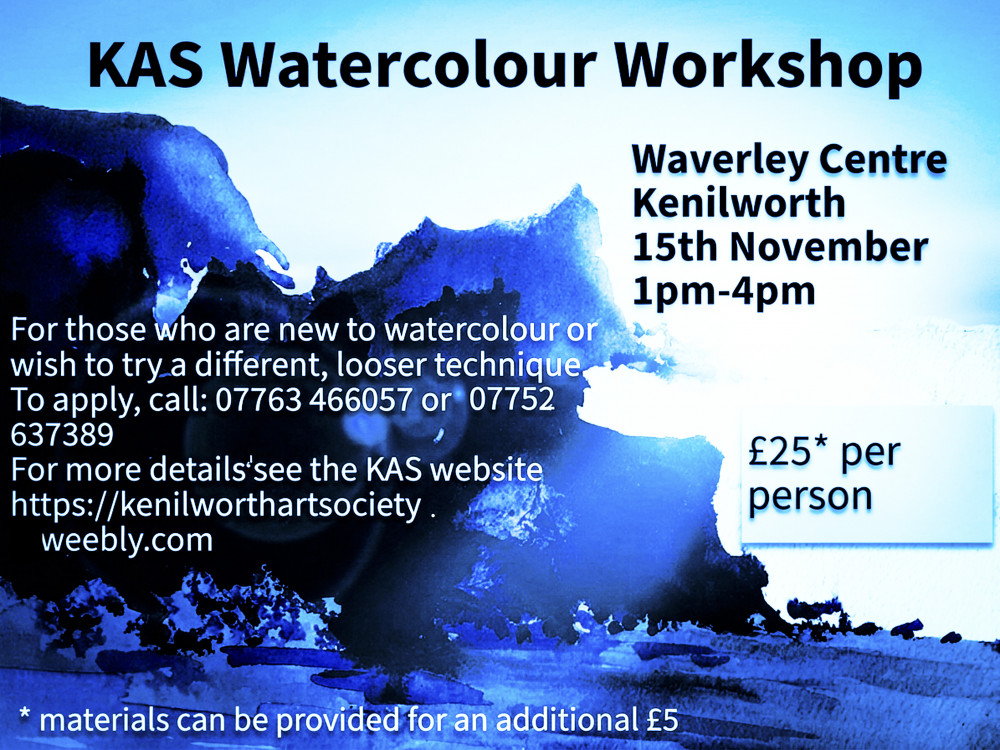 Kenilworth Art Society Watercolour Workshop