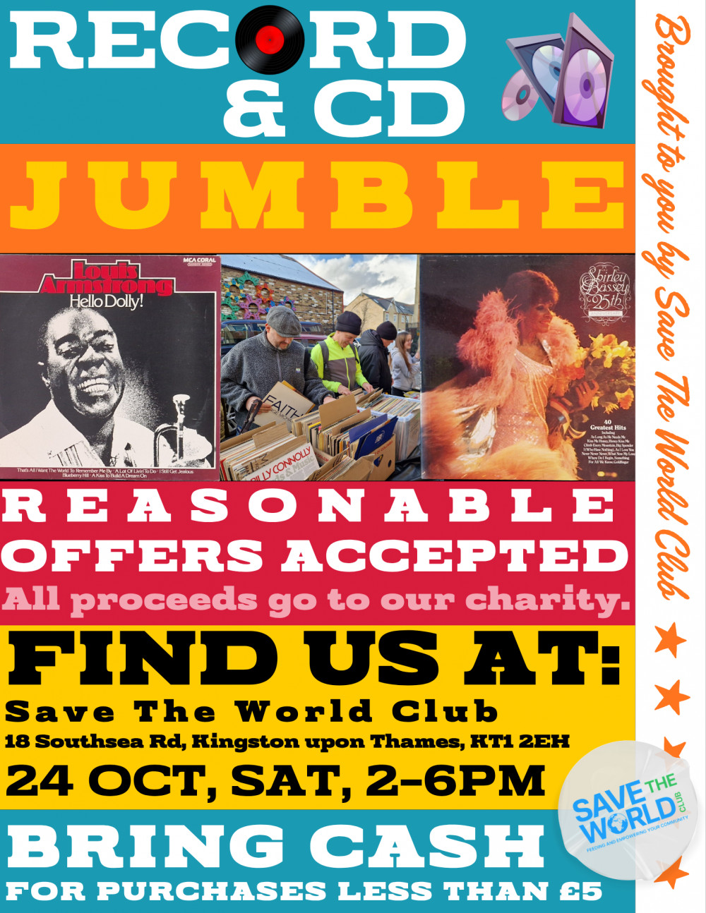 STWC Vinyl Records and CD Jumble (October 2026)