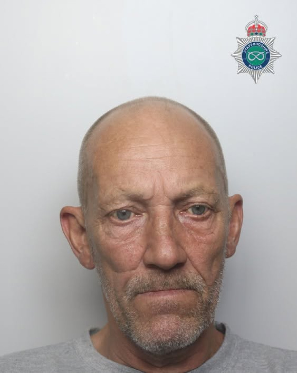 He has been jailed for more than five months (image via Staffordshire Police)