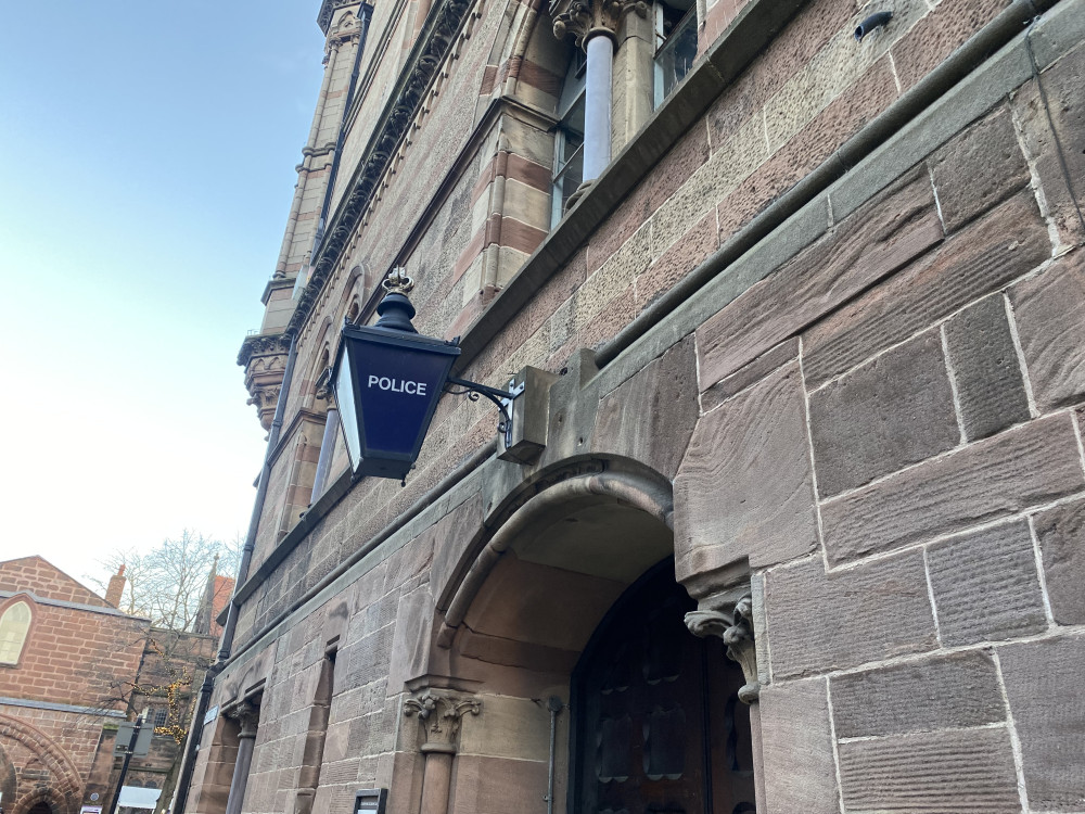 The entrance to Chester Cells will be on Princess Street, under the old police lamp (Image: Nub News)