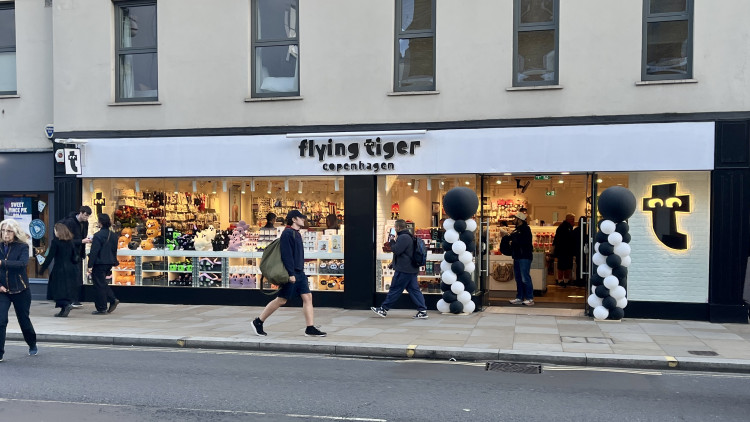 Flying Tiger Copenhagen in Richmond gave 150 customers a free goody bag (credit: Nub News).