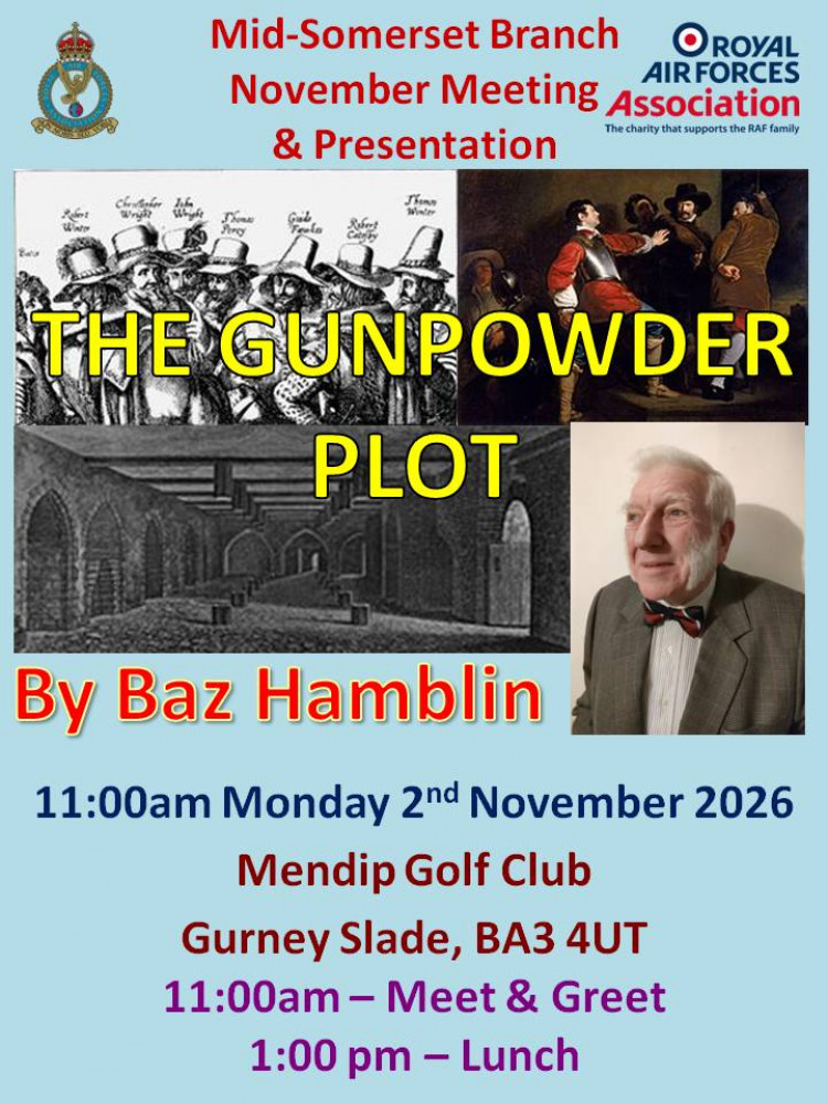 ROYAL AIR FORCES ASSOCIATION MID-SOMERSET BRANCH NOVEMBER MEETING