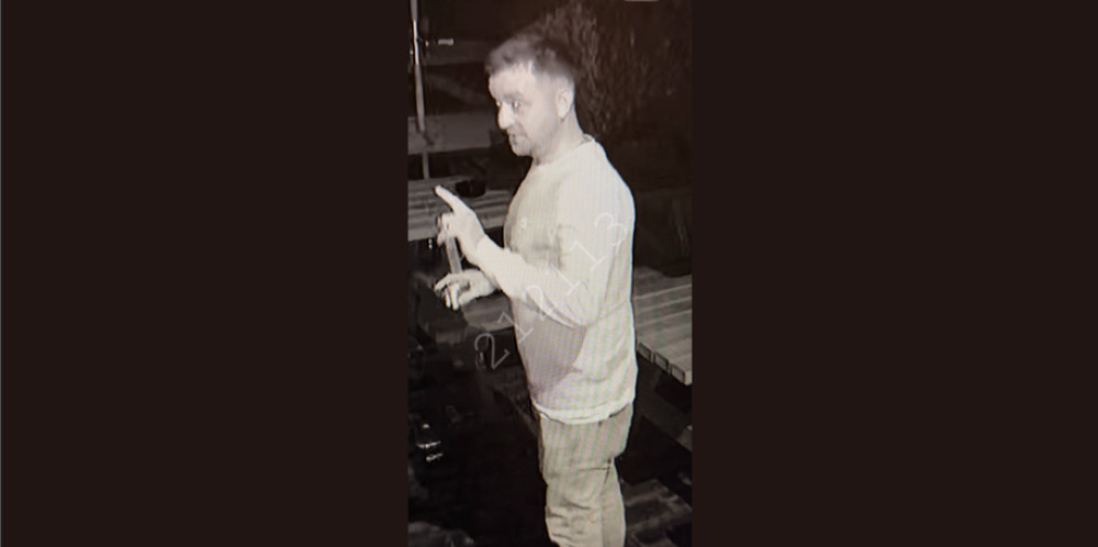 Police have released an image of a man they want to speak to after a staff member was assaulted at the George and Pilgrim in Glastonbury.