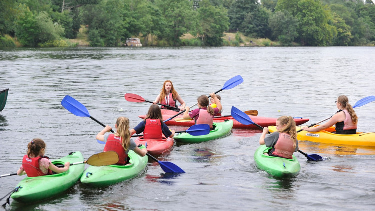 Kids can enjoy waterports on the Thames at The Lensbury in Teddington this Half Term (credit: Image supplied).