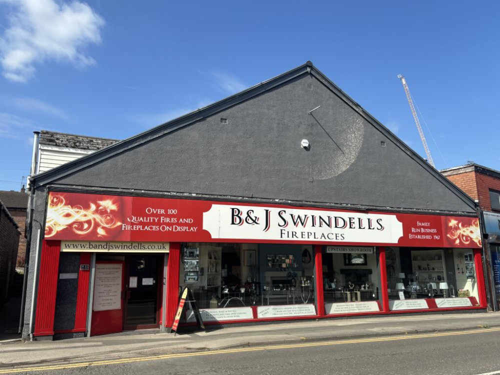 B&J Swindells Fireplaces on Mill Lane is to close (Credit: Rightmove/Greenham Commercial)