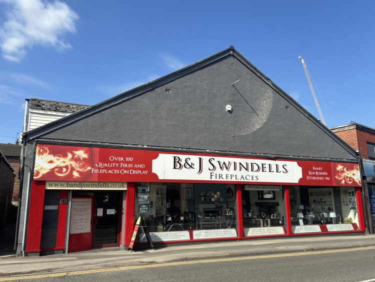 B&J Swindells Fireplaces on Mill Lane is to close (Credit: Rightmove/Greenham Commercial)