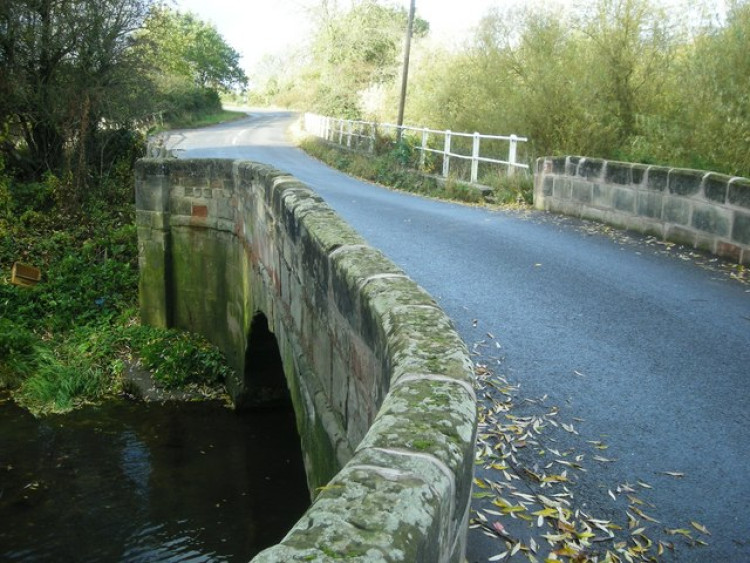 Offchurch Bridge has been damaged in another crash (image by Ian Rob)