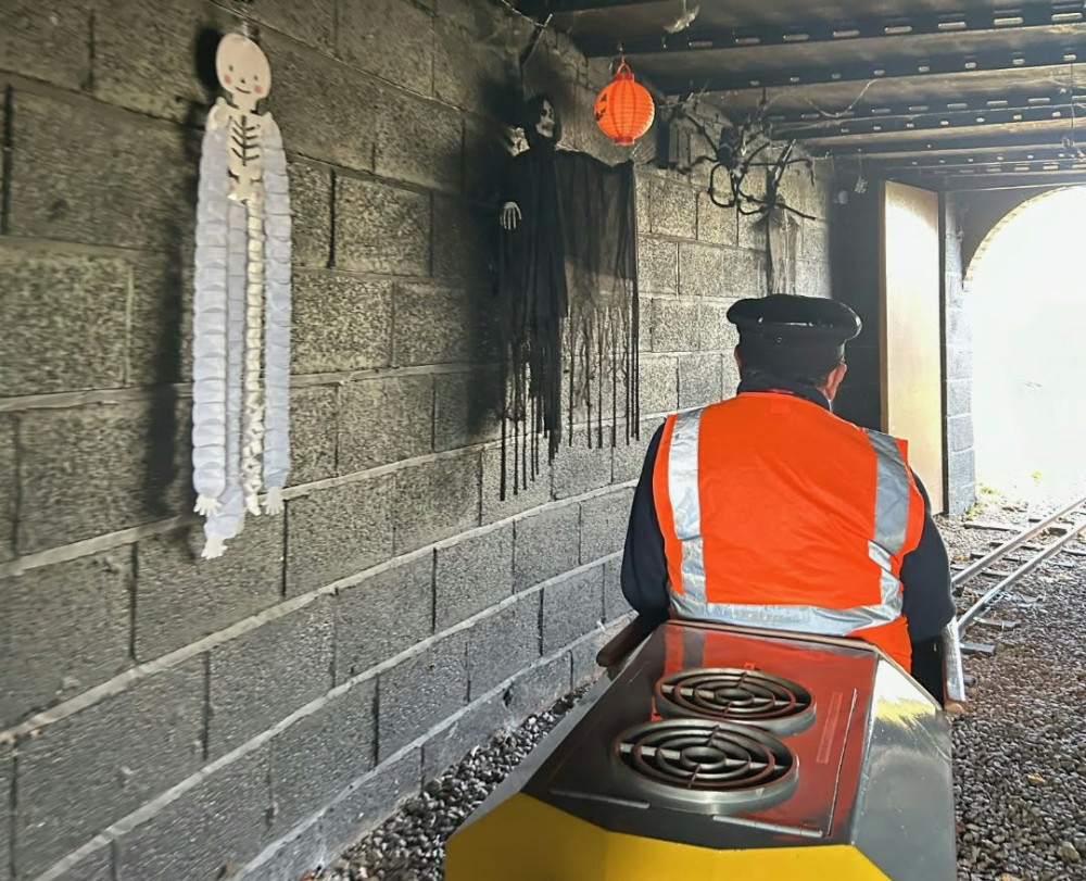 Crewe Heritage Centre's miniature railway has become a spooky Miniature Ghost Train (Photo: Supplied).