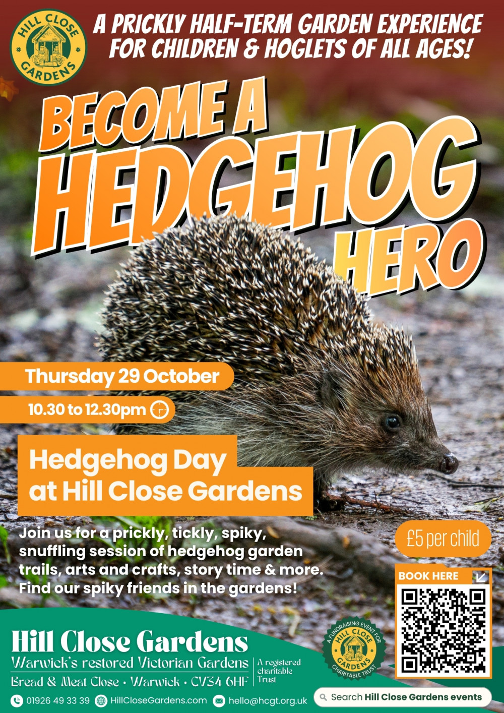 Hedgehog Event at Hill Close Gardens