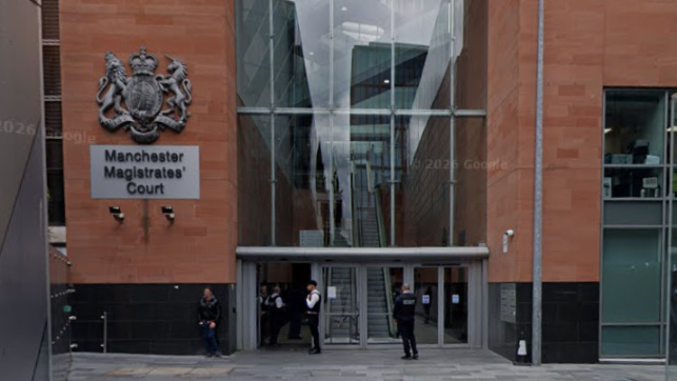 Mason Portlock of Olwen Crescent has been charged with robbery and going equipped - he appears at Manchester and Salford Magistrates' Court on 21 October (Image - Google Maps)
