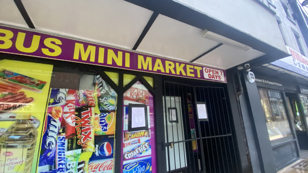 Kubus Mini Market on Frodsham Street has been closed down (Image: Nub News)