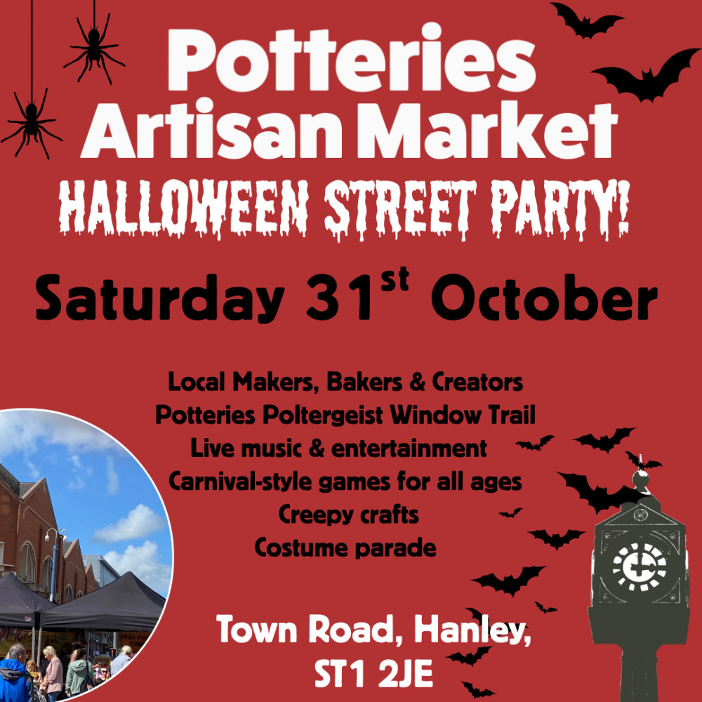 Potteries Artisan Market & Big Halloween Street Party 