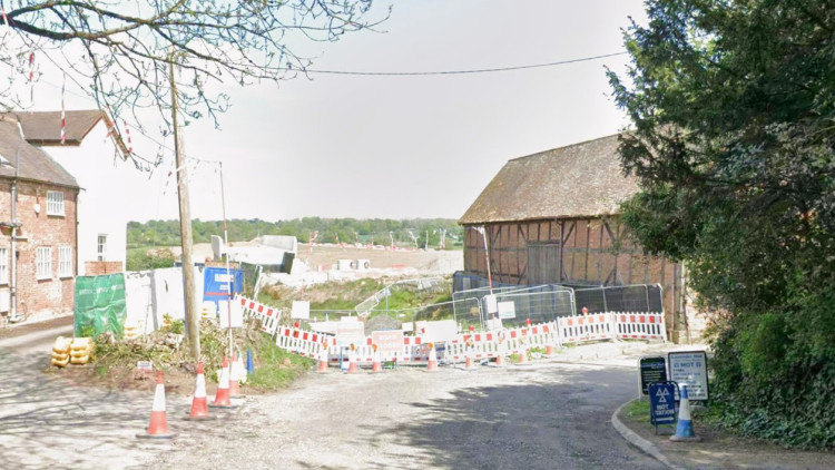 Lavender Hall Lane closed in February 2026 (image via Google)