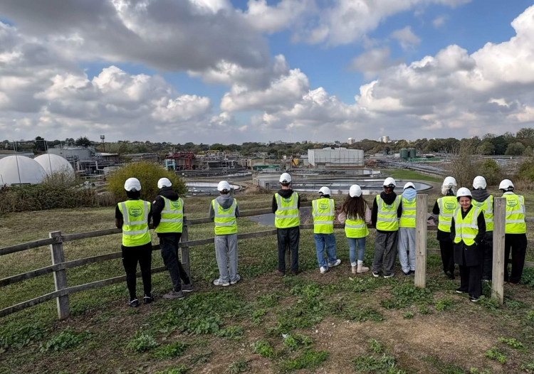 T Level in Design and Development for Engineering and Manufacturing students at Kingston College visited Thames Water's Hogsmill Wastewater Treatment Works for a valuable hands-on industry experience (Image supplied)