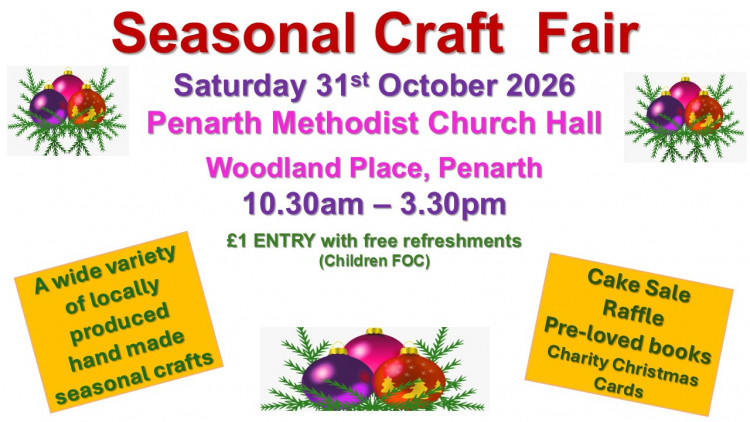 Seasonal Craft Fare @ PMC 31/10/26