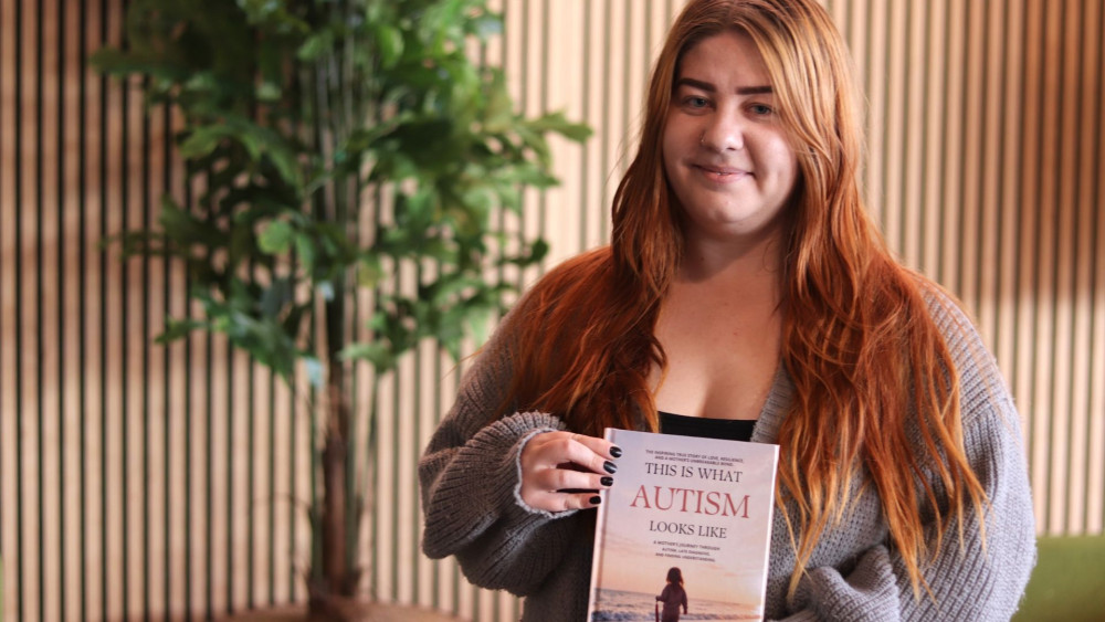 She hopes her story will help others (image via University of Staffordshire)