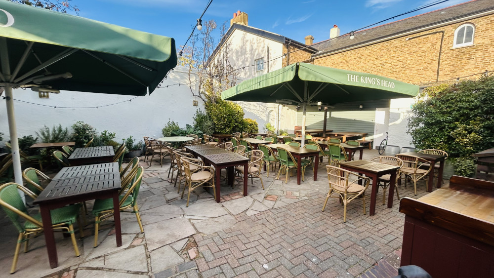 The King’s Head pub has a new beer garden (Credit: Tilly O’Brien)