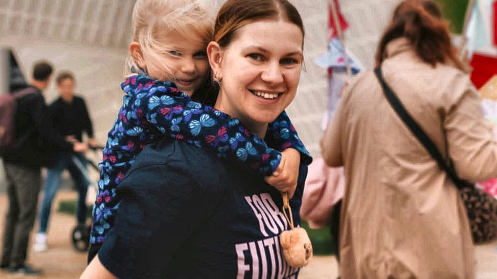 Chloe Rowe has set up the Nantwich Clothing Loop, allowing parents and carers to pass on pre-loved clothes as their children quickly grow out of them (Photo: Supplied).