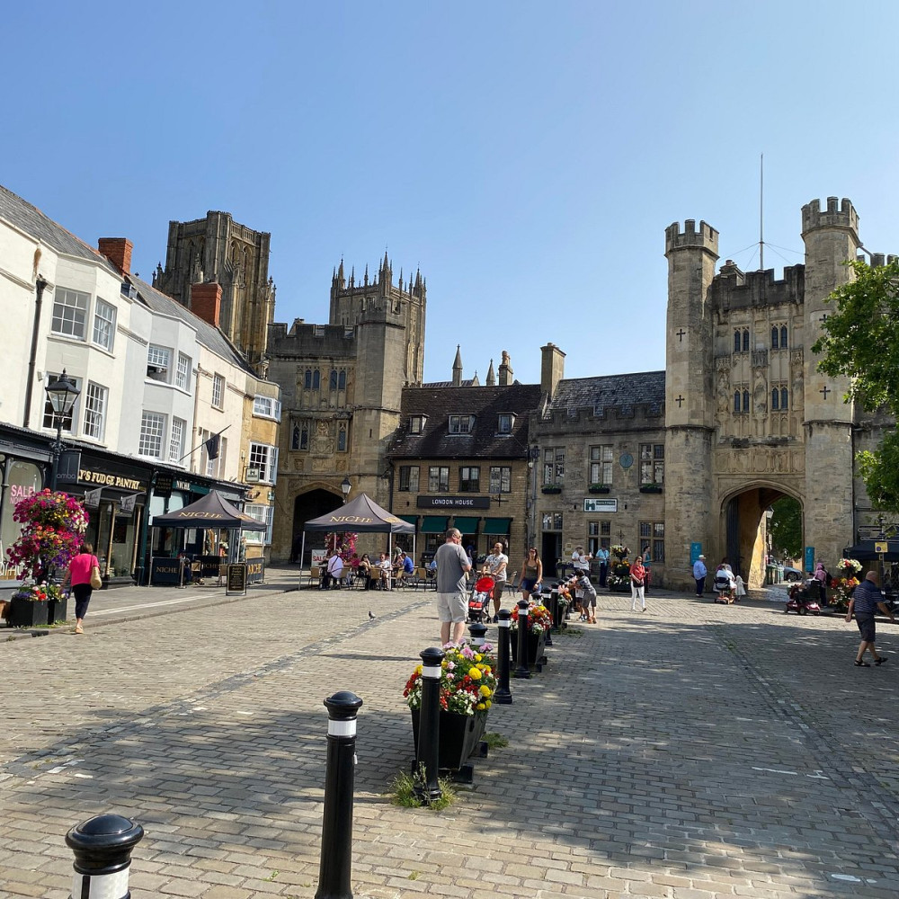 Licensing officers have been asked to visit Wells after councillors heard how café furniture and other obstacles affect access through Market Place.