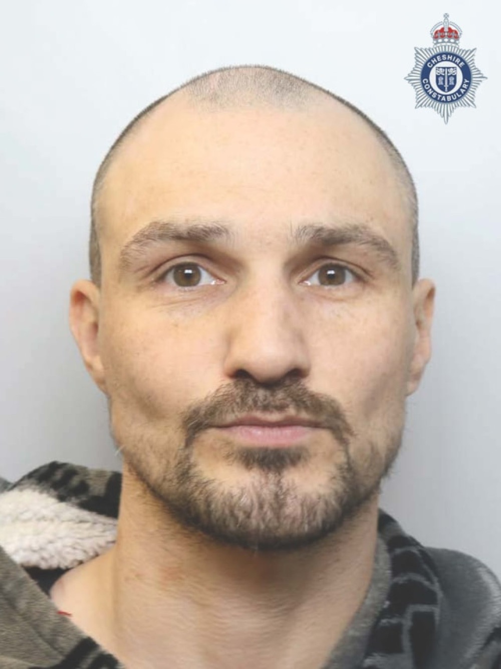 Daley Sweeney appeared at Chester Crown Court on Friday 16 October where he was sentenced to 20 months in prison. (Photo: Cheshire Police)