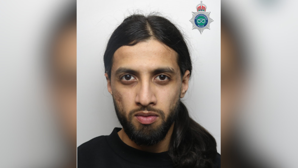 Zeeshan Hussain was sentenced at Stoke-on-Trent Crown Court (image via Staffordshire Police)