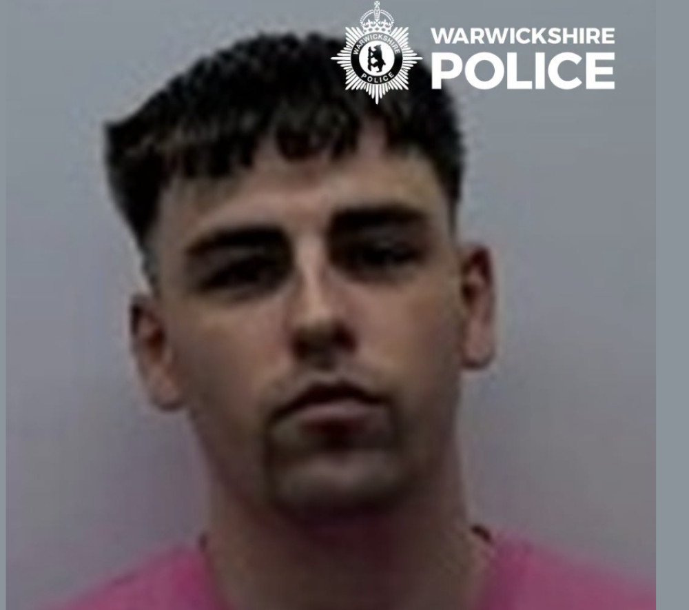 Ronan Hutchinson, aged 26, has links to Leamington (image via Leamington Police) 