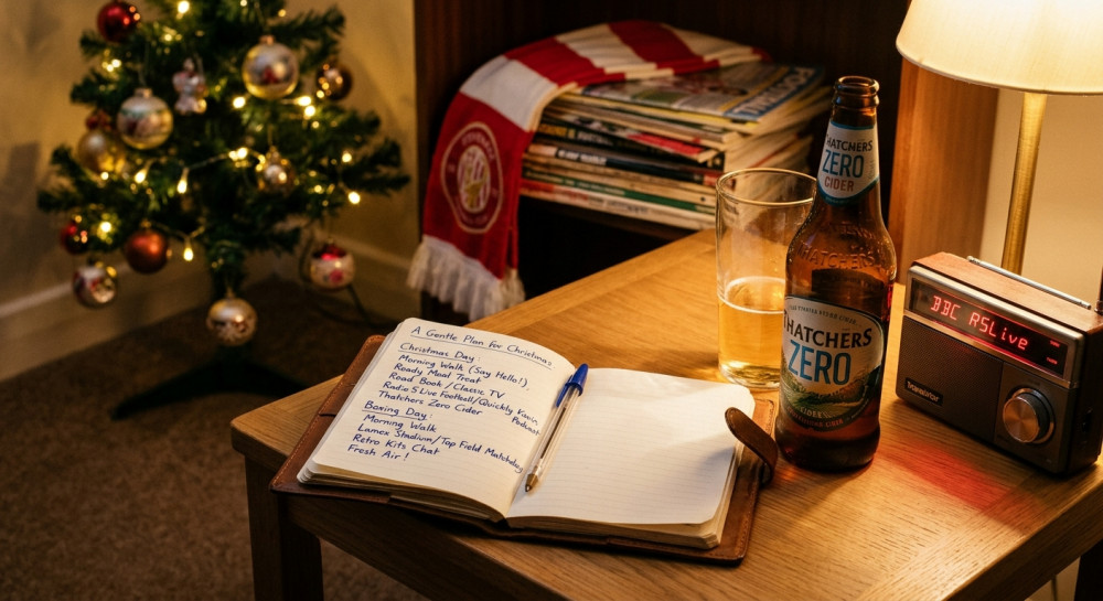 "Mapping out a gentle plan for Christmas and Boxing Day. Whether it's classic football nostalgia, a fresh-air walk, or just taking the pressure off, you don't have to carry it all alone. ⚽📖"