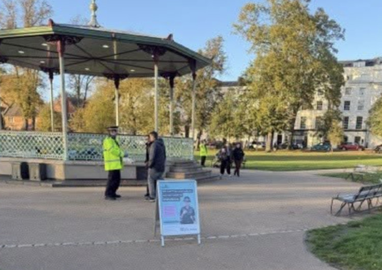 Leamington Police and Project Servator sent extra officers to Leamington this weekend following two recent violent attacks in the town (image via Leamington Police) 